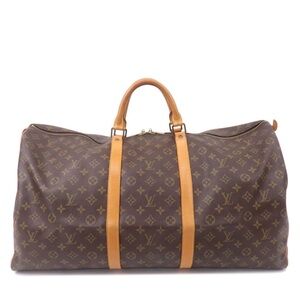 Authentic Louis Vuitton Monogram Keep All 60 Boston Bag